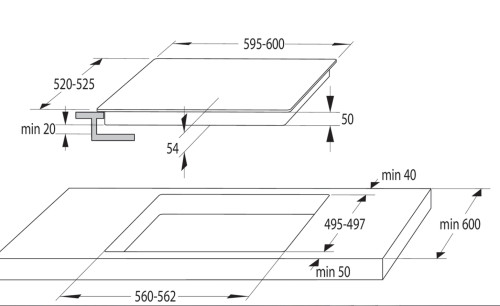 Индукционная варочная панель Gorenje (Горенье) IT646ORAW