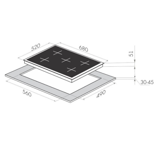 Газовая варочная панель MAUNFELD (Маунфилд) MGHS.75.72S + ВИДЕО О ТОВАРЕ