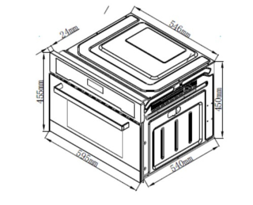 Электрический духовой шкаф Zigmund-Shtain (Зигмунд-Штайн) EN 101.922 S
