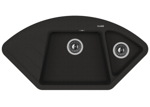 Кухонная мойка Florentina (Флорентина) Веста, черный