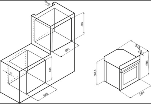 Электрический духовой шкаф EXITEQ (Экзитег) F 41 MR