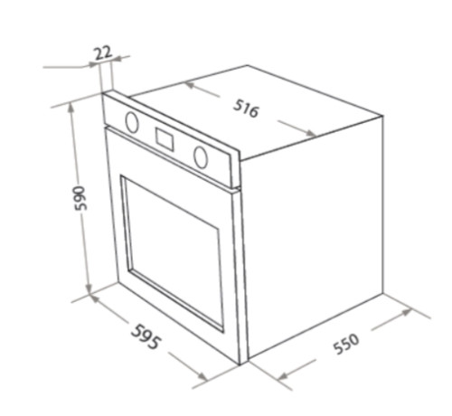 Электрический духовой шкаф HOMSair (ХОМСэйр) OEM657S
