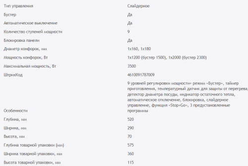 Индукционная варочная панель HOMSair (ХОМСэйр) HIC32SBG